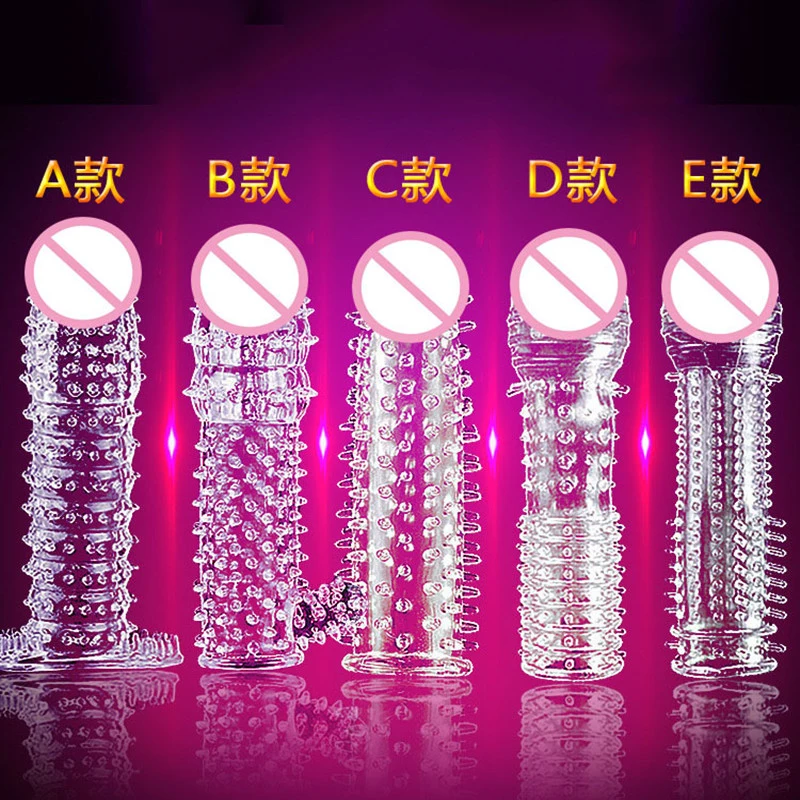 5 шт./компл. чехлы для пениса удлинитель мужские презервативы Хрустальный пенис