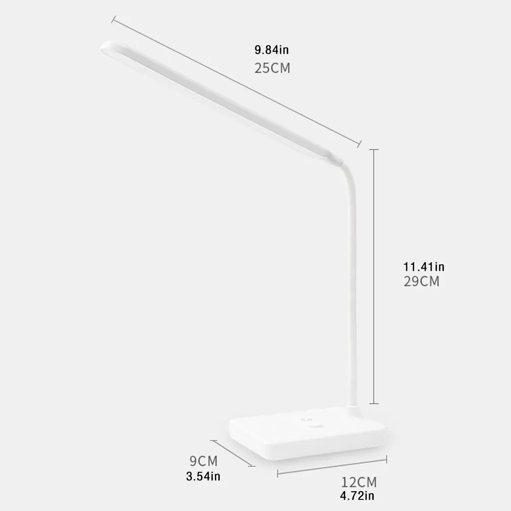 

Desk Lamp Touch Table Lamp For Living Room Gooseneck Desktop Foldable Dimmable Eye Protection Study Lamp LED Light