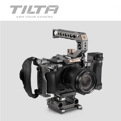 Клетка Tilta для Panasonic Lumix GH5 GH5S клетка с верхней ручкой комплект рукояток GH DSLR TA-T37-A-G
