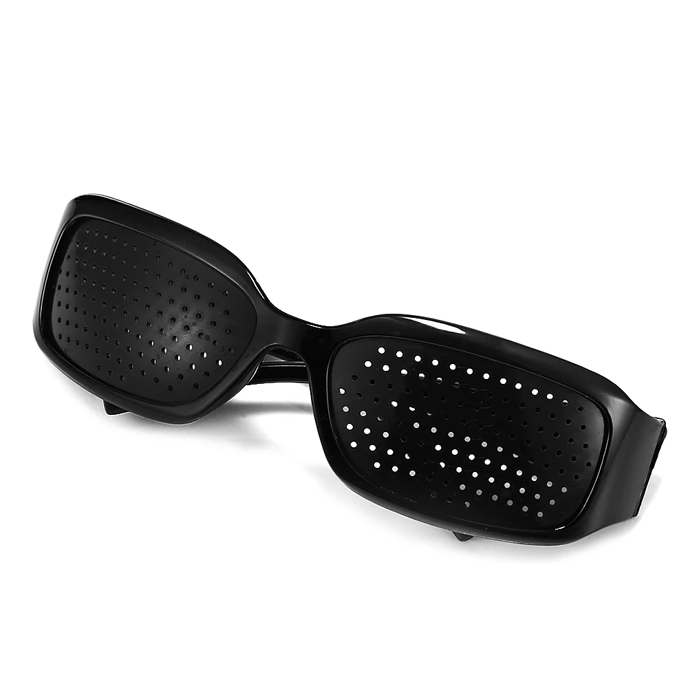 Черные солнцезащитные очки с точечными отверстиями Уход За Зрением