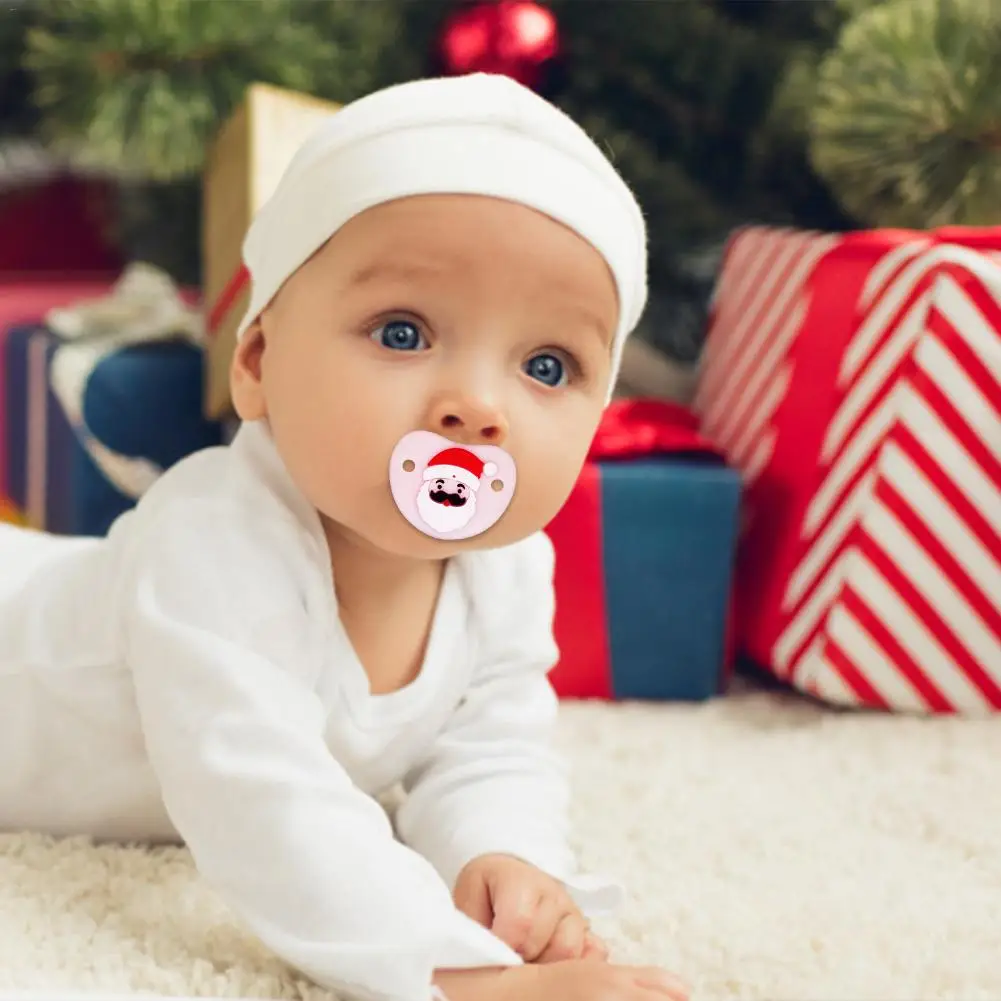 Детская соска уникальная милая рождественская пустышка с сантой мягкая