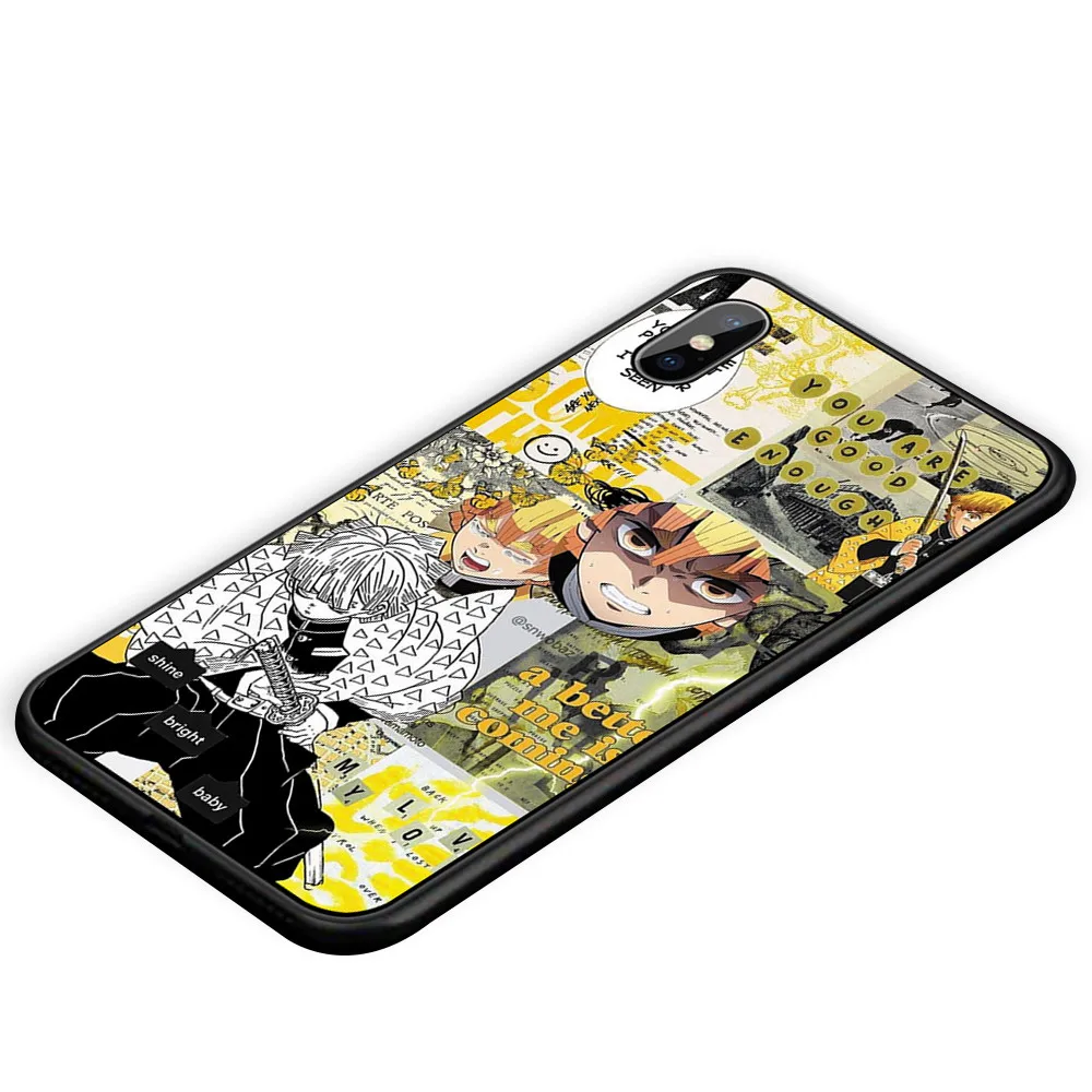 Kamado Nezuko Kimetsu no Yaiba Demon Slayer Силиконовый ТПУ чехол для телефона для iphone XR X XS MAX 5 5S 6 6S 7 8 Plus