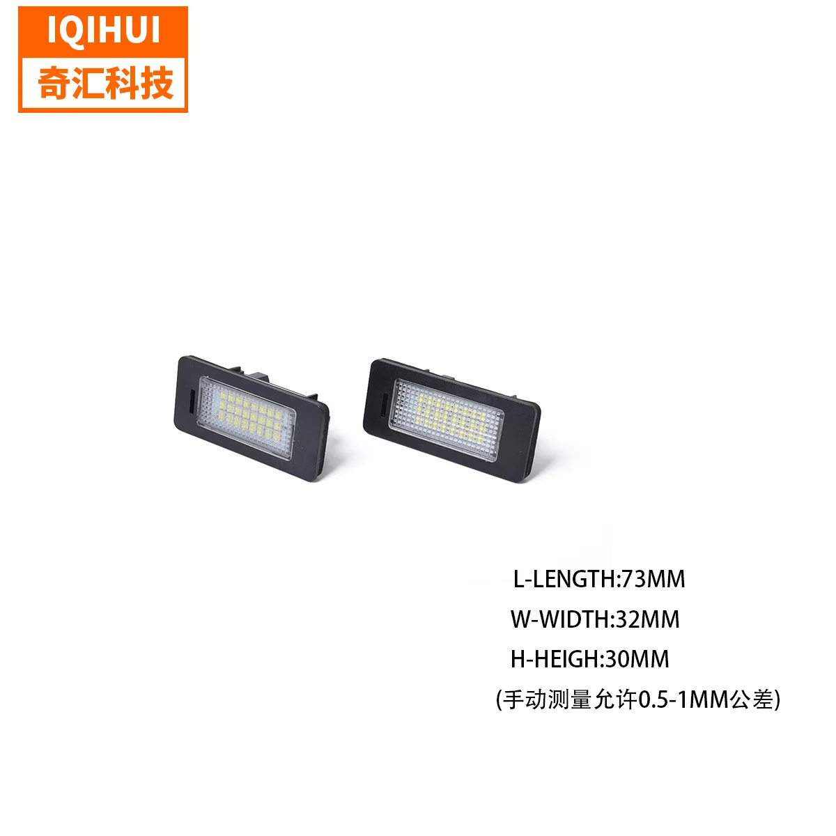 

Fit for Best selling BMW license plate lamp 63267165646 63267193293 1 for BMW E39, E82, E92