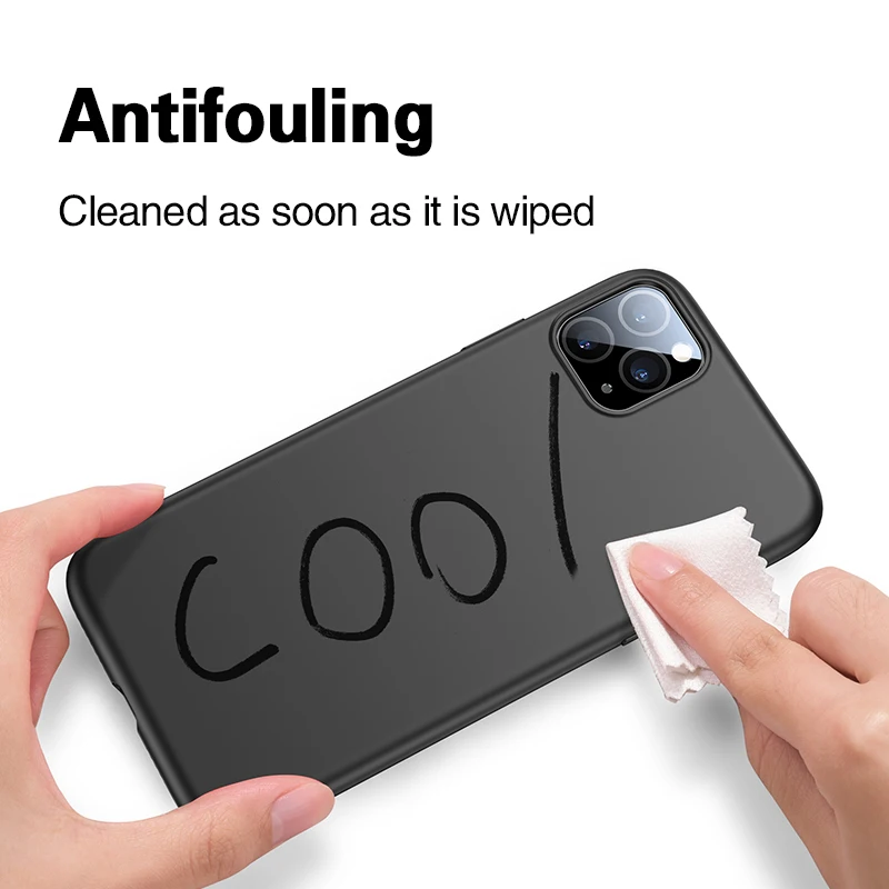 For iPhone 11 Pro Max Case Soft Liquid Silicone Shockproof Back Cover Phone Cases Coque |