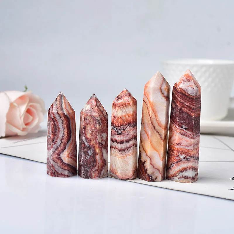

Natural Crystal Quartz Point Healing Stone Pork Stone Hexagonal Prisms Collection Energy Rieki Ore Mineral Tower Home Decor