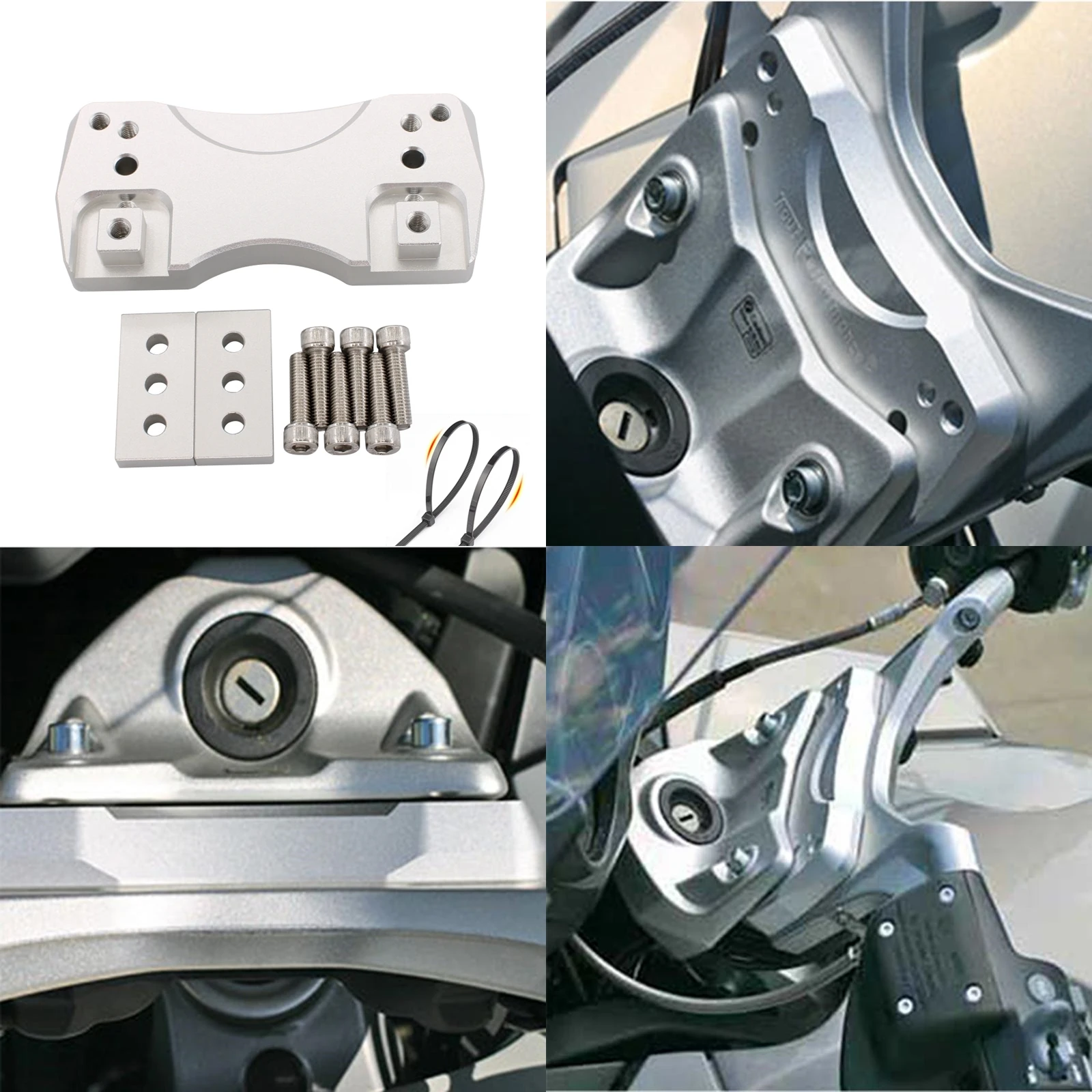 

Кронштейн-переходник на руль для BMW K1200GT 05-08 K1300GT 2009-2012 K1200 K1300 GT K 1200 1300 GT 1200GT 1300GT