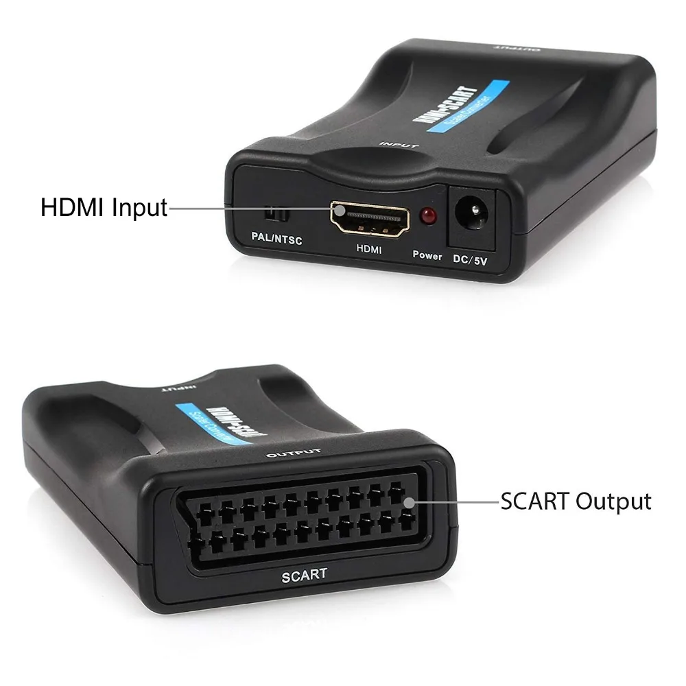 HDMI к SCART адаптер конвертер 1080P HDMI вход к SCART выход адаптер для SKY Blu-Ray плеер HDTV Xbox DVD