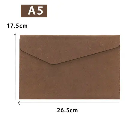 No Hand Strap Модная цветная кожаная папка А5 А4, Сумка для документов, Офисная папка, органайзер для документов с ремешком - Цвет: No Hand Strap