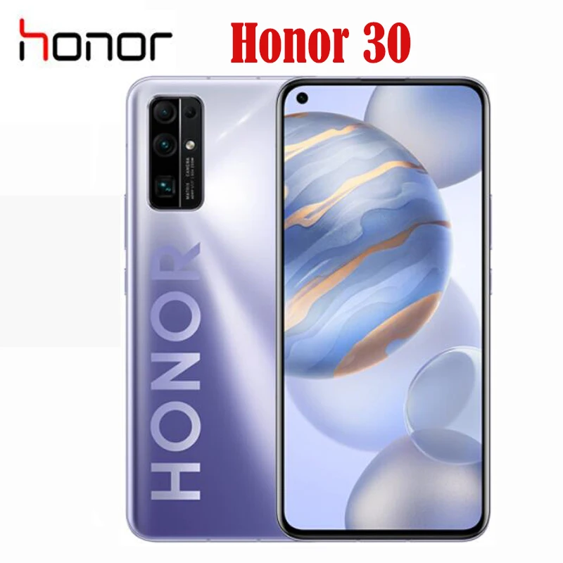Новый оригинальный официальный Смартфон Honor 30 5G 6 53 дюйма Восьмиядерный процессор