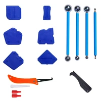 h7jb sealant finishing tool grout scraper for kitchen bathroom plastic material caulk 16 pieces of caulking artifact tools