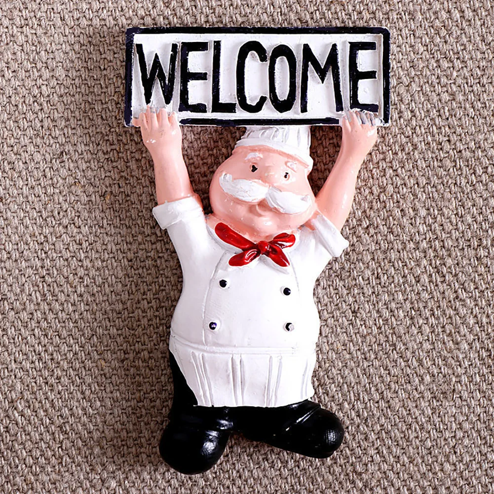 6 Милые настенные часы подарок номер небольшой магнит на холодильник Портативный Путешествия Сувенир 3D смолы Кухня украшения аксессуары для дома ремесел шеф-повар - Цвет: 6