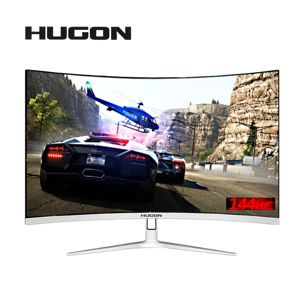 HUGON 32 дюймов &quotизогнутый 144 Гц игровой СВЕТОДИОДНЫЙ монитор край уменьшенного