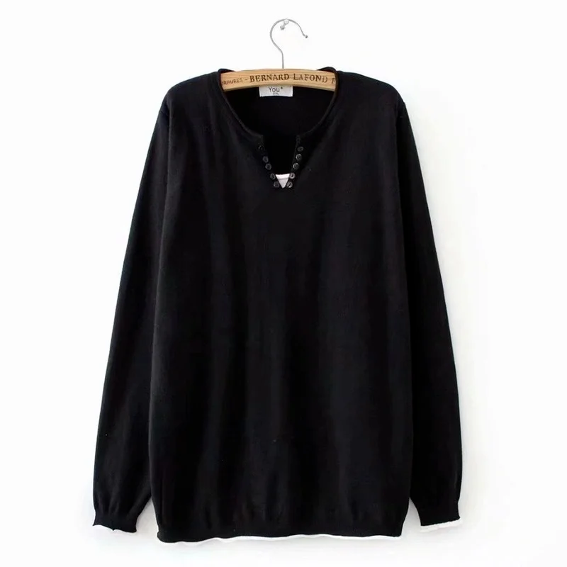

Женский свитер с длинным рукавом, размеры 2XL-4XL