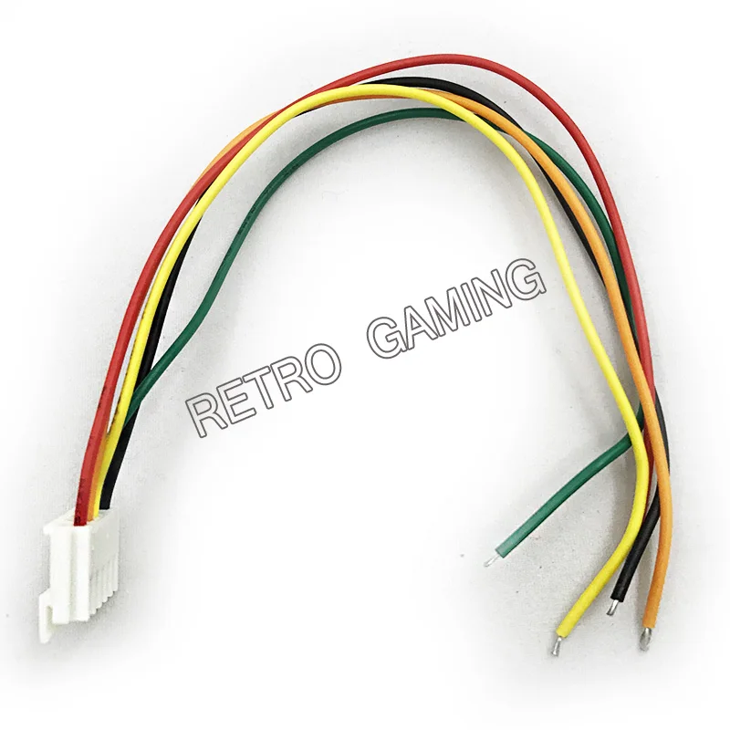 

10 PCS Stretched joystick wires cable 5 pin connector wiring use for sanwa JLF-TP-8YT joystick arcade Wire harness