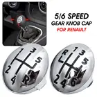 Хромированная накладка на ручку переключения передач для Renault Clio 4 Scenic Megane II 1996-2011