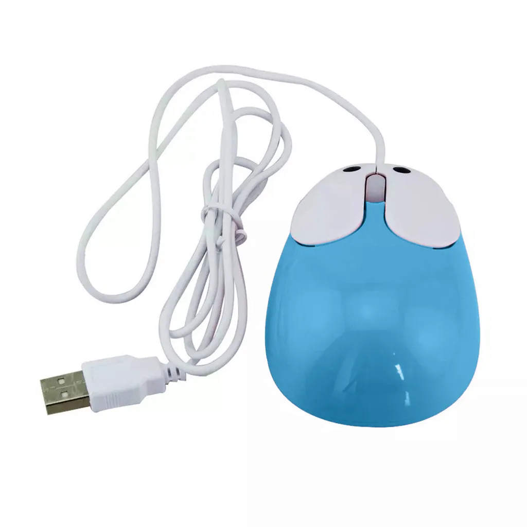 Новинка 800 dpi 3D оптическая USB Проводная мышь милый мультфильм кролик мышь raton ordenador con кабель для детей девочек игровая мышь z0725