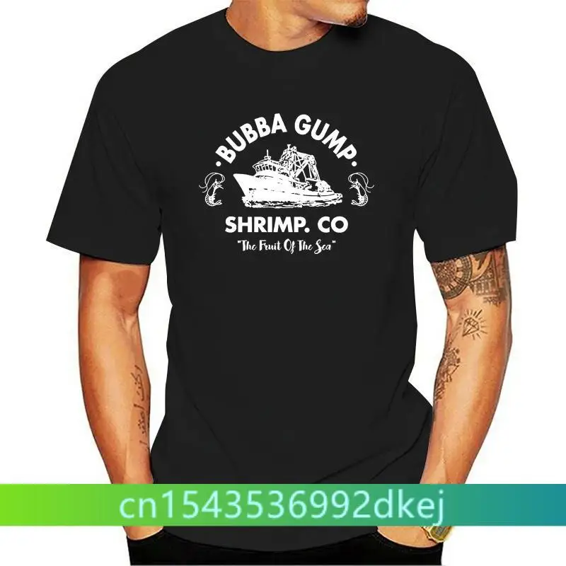 

Bubba Gump Shrimp Inspired By Forrest Gump Printed T-Shirt Brand Fashion Tee Shirt