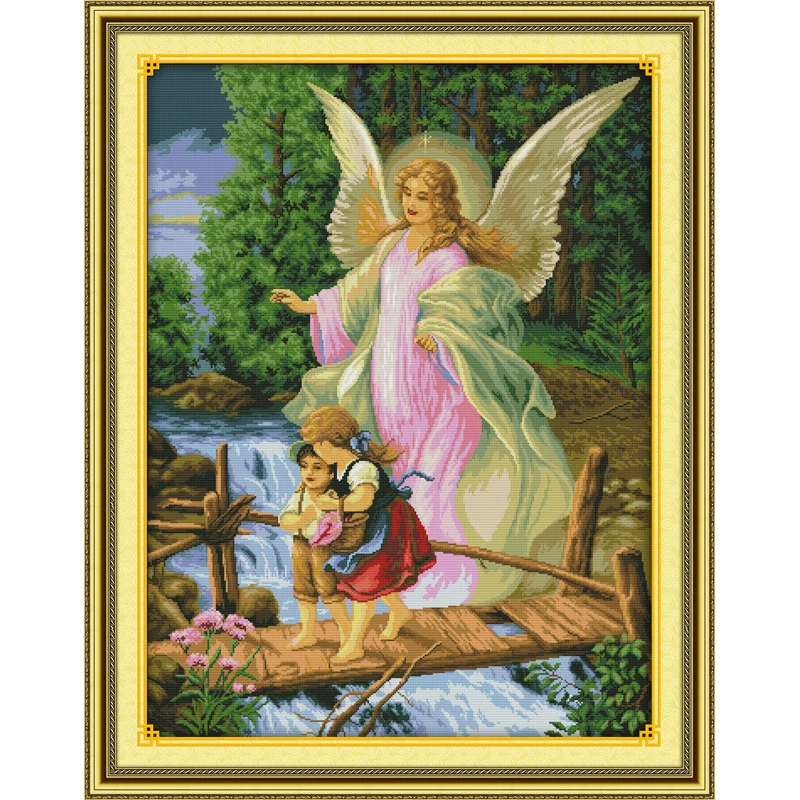 Everlasting Love Angel convoy(1) Ecological Cotton Cross Stitch  11CT And 14CT Stamped Product New Store Sales Promotion