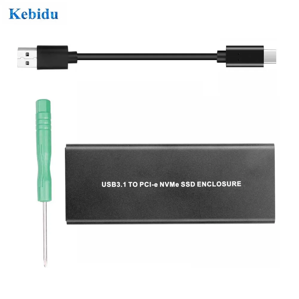 

Корпус с кабелем для SSD-накопителя M.2 USB 3.1 Type-C на M Key для Intel 3,1 P NGFF PCI Express NVMe
