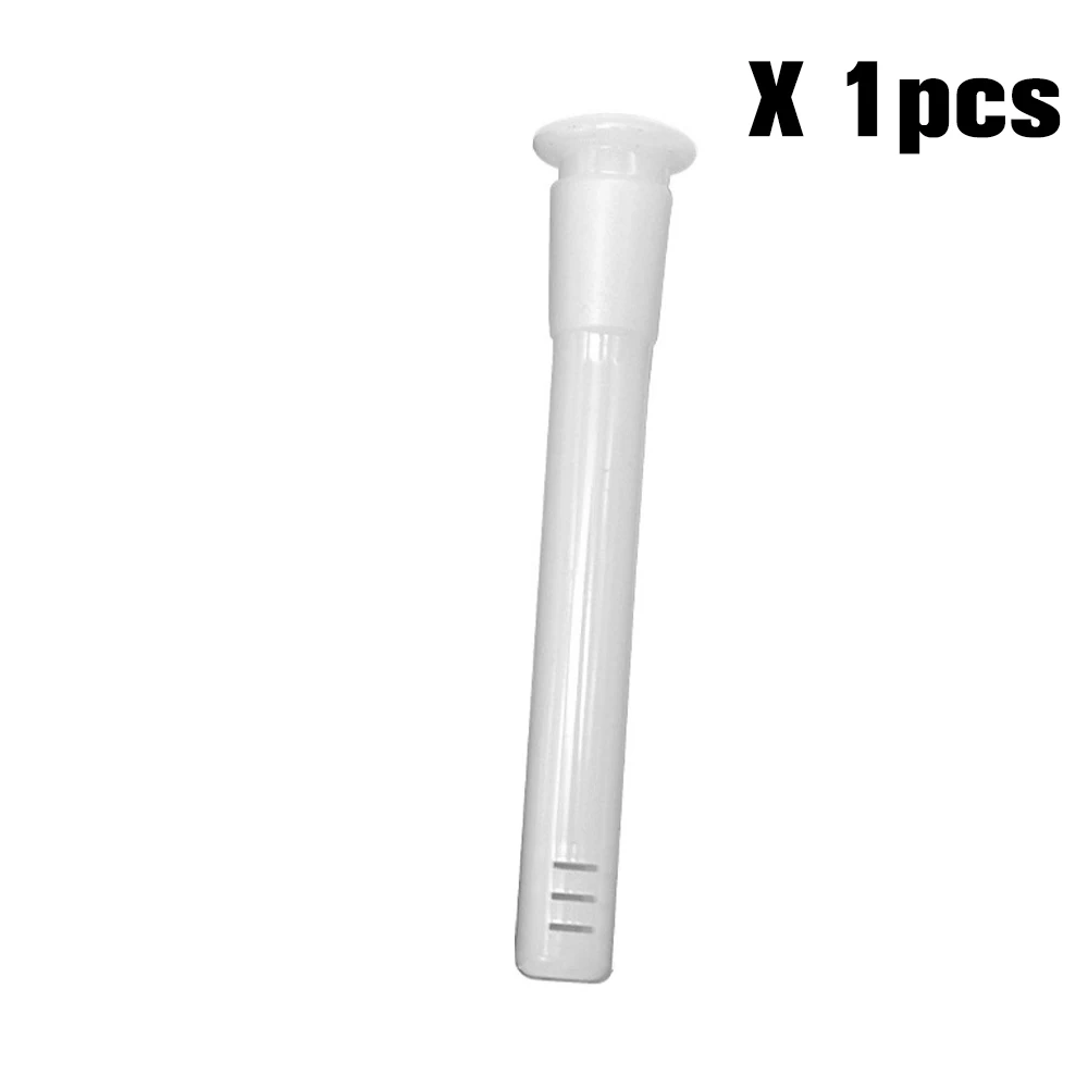 Белый 120MM Premium Acrylic Downstem Diffuser 14mm 18mm Male Female Joint Colorful Acrylic Plastic Down Stem Glass Banger Water Pipes - Цвет: Белый