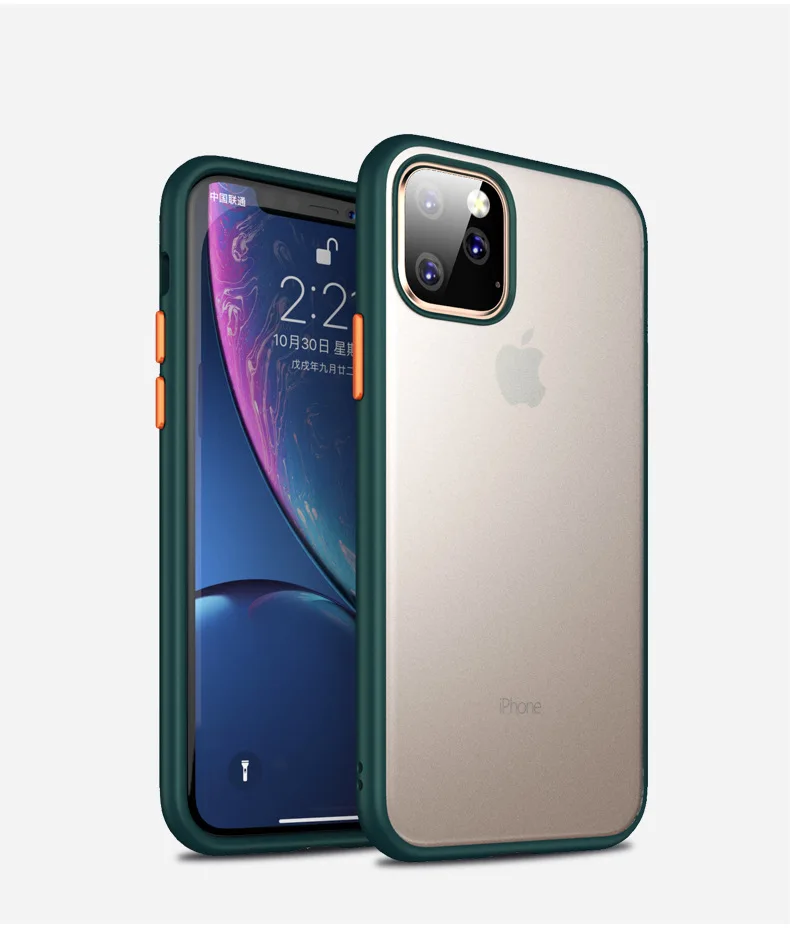 Dark Green 2 Чехол для телефона iphone 11 pro max 5,8& 6,1& 6,5 дюймов Coque роскошный полный Pretection задняя крышка для Apple iphone Xi Funda - Цвет: Dark Green 2