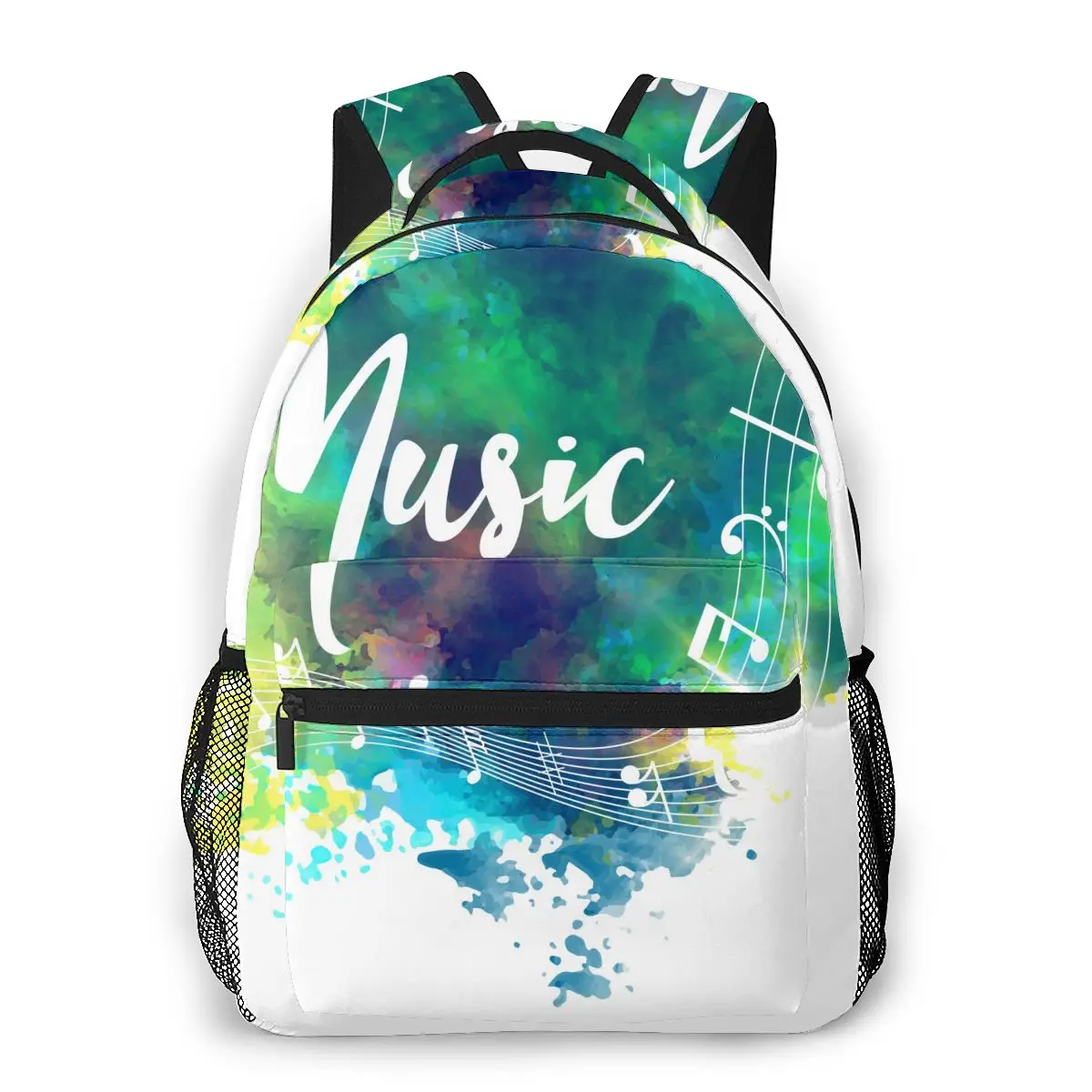 

Women Backpack Kids School Bag for Teenage Girls Abstract Grunge Musical Female Laptop Notebook Bagpack Travel Back Pack 2021
