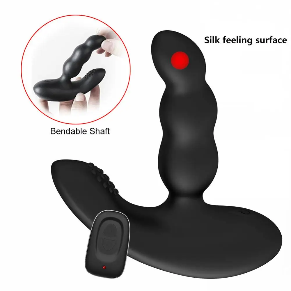 LEVETT Prostate Massager Vibrator Ass Sex Toys For Men Silicone Anal Plug Gay Male Beads Vibrating Butt Adult Masturbator | Красота и