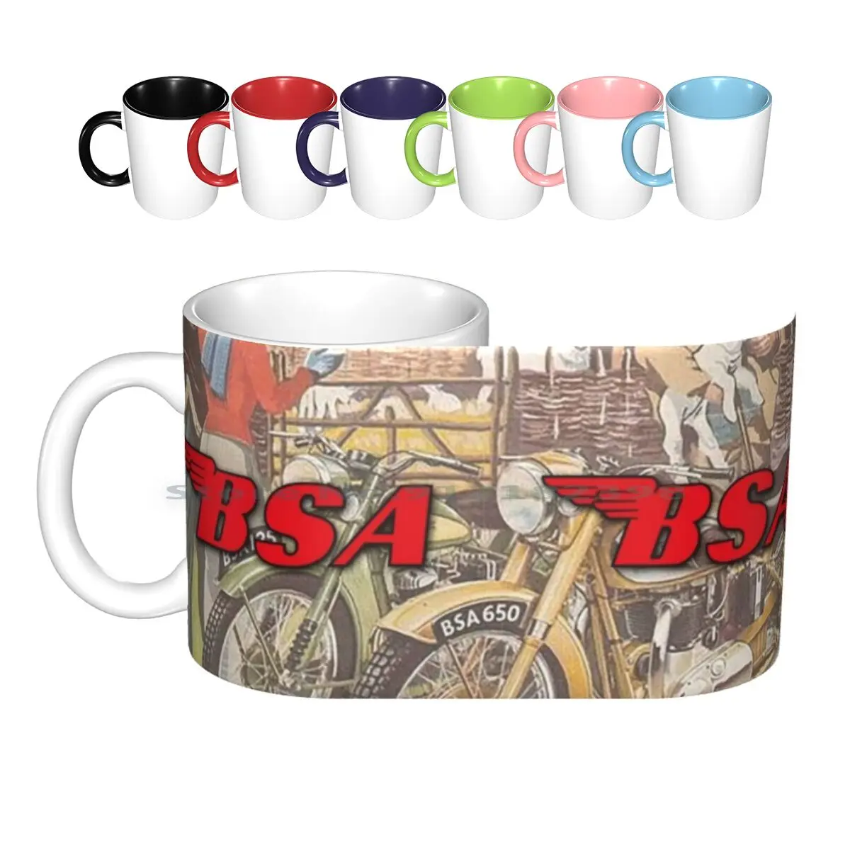 

Bsa Motorcycles Ceramic Mugs Coffee Cups Milk Tea Mug Ariel Motorcycle Vintage Nostalgia Motorbike Motorcycle Vintage Vintage
