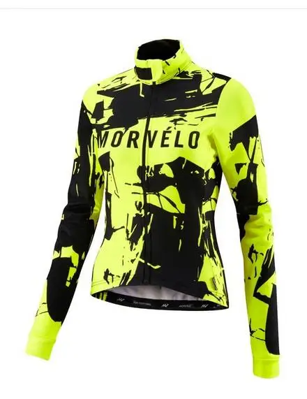 

2019 Morvelo Autumn Long Sleeve Pro Cycling Jersey Female Racing Bike Clothes Sports Wear Retro Bicycle Clothing Maillot Uniform