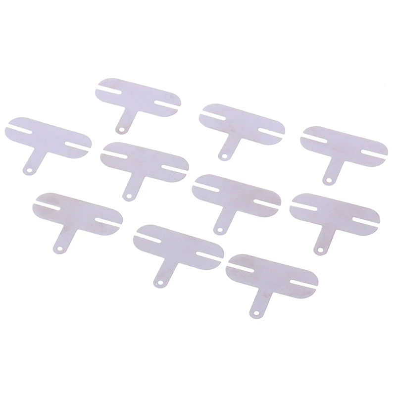 

10PCS/Bag 18650 Power 25* 10 * 0.2(mm) T Type Lithium Battery Nickel Sheet Nickel Plated Steel Sheet Spot Welding Nickel Film