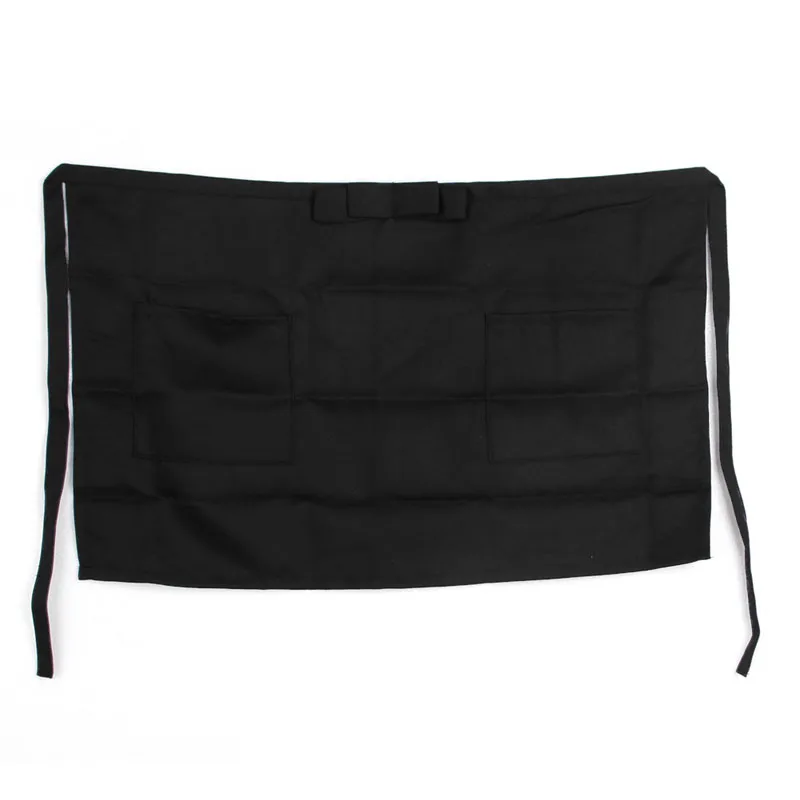 Фартук официантки из полиэстера с короткой талией и карманом|Фартуки| |