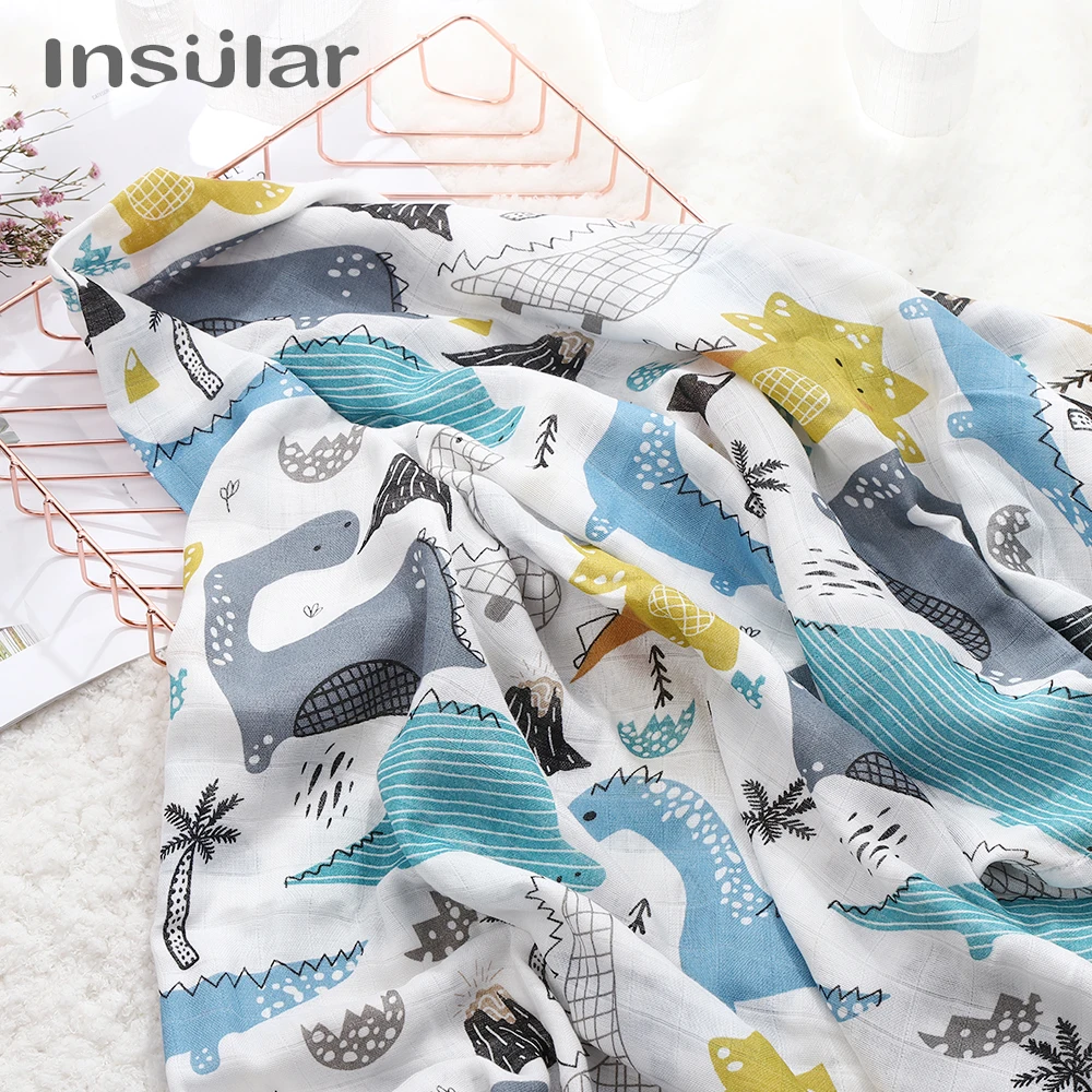 Newborn Organic Cotton Bamboo Baby Blanket Muslin Kids Swaddle Blanket Infant Muslin Bath Towel Baby Swaddle Wrap Quilt