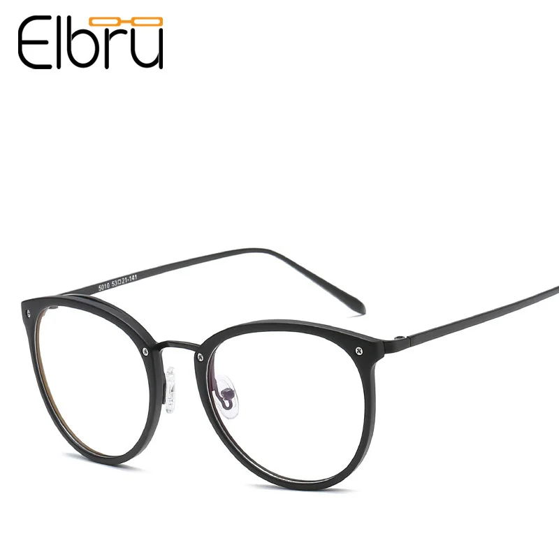 Elbru, Ретро стиль, круглые очки, фирменный дизайн, для женщин, очки, модные, мужские, цветочные, оправа для глаз, очки