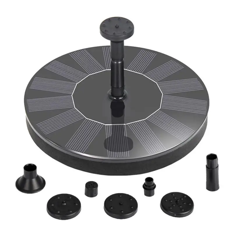 Источник солнечной энергии Садовый пруд фонтан Солнечный водяной панели