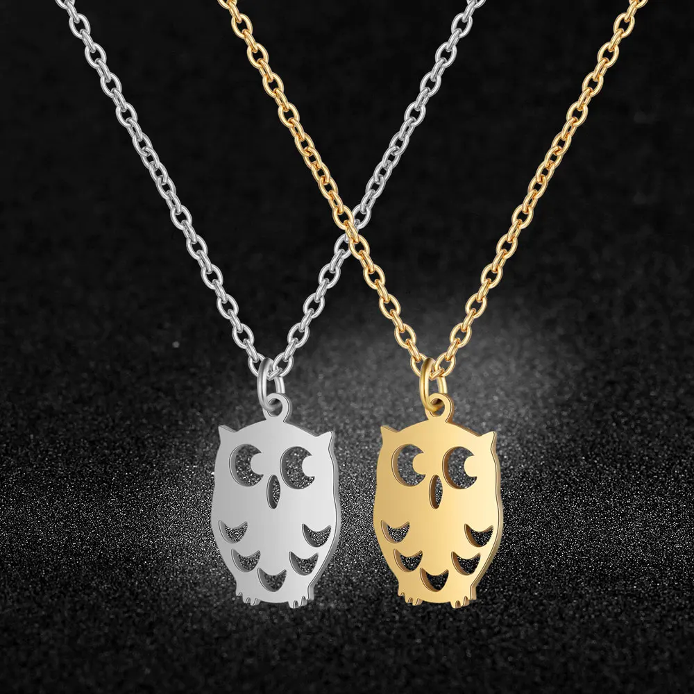 AAAAA качество 100% нержавеющая сталь Ночь собственный шарм ожерелье для женщин