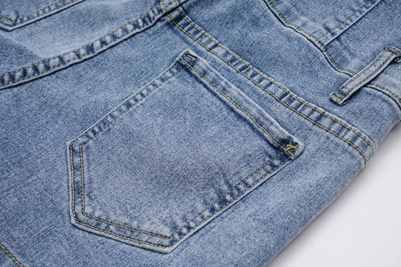 

[EAM] Women Blue Leisure Denim Wide Leg Shorts New High Waist Loose Fit Trousers Fashion Tide Spring Summer 2021 1DD5514