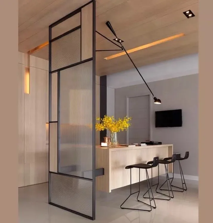 

Stainless Steel Screen Partition Home Entrance Door To Block The Living Room Decoration Entrance