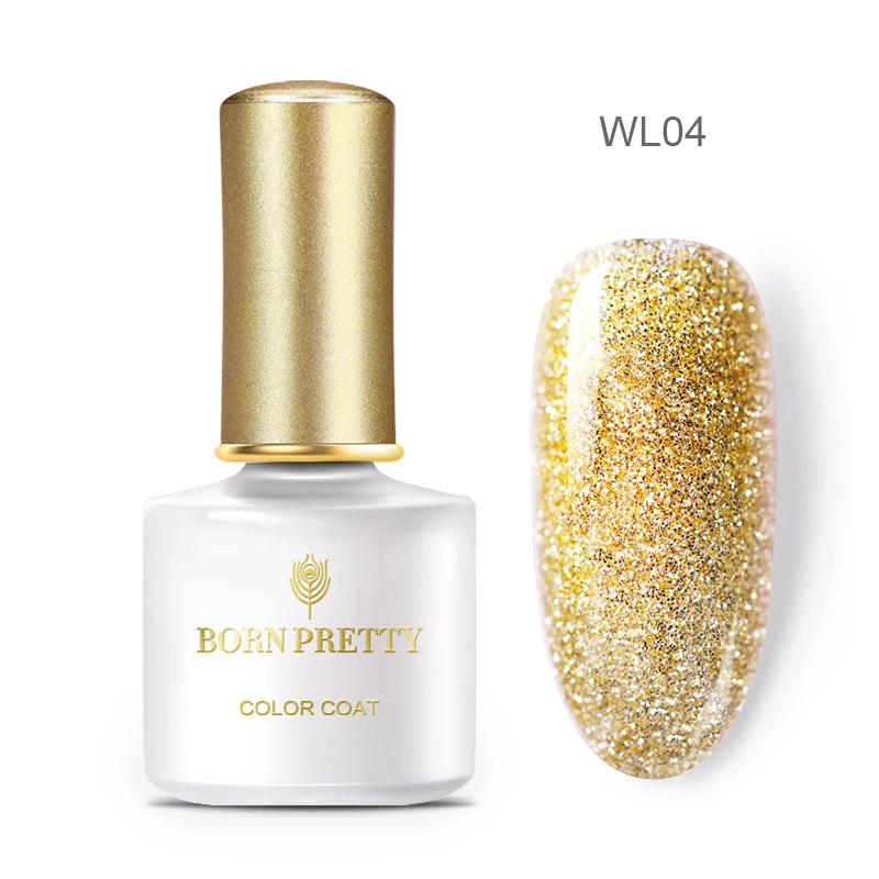 WL04 BORN PRETTY чистый цветной гель для ногтей, лак для ногтей, цветной лак для ногтей, отмачиваемый УФ светодиодный Гель-лак, базовое верхнее покрытие, 6 мл для маникюра своими руками - Цвет: WL04