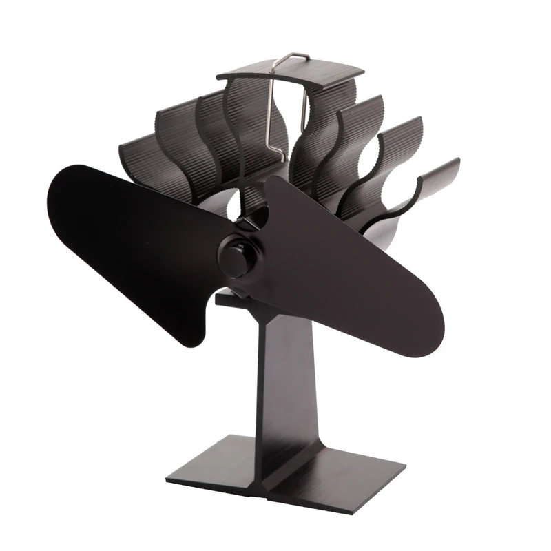 2 лезвия бытовой вентилятор для печи работающий от тепловой энергии бревна