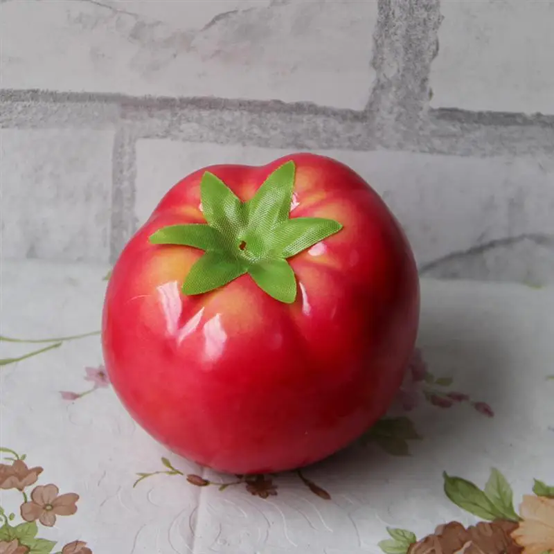 10 Pcs Simulation Tomato Artificial Vegetables Home Kitchen Cabinet Decoration Photography Learning Props |
