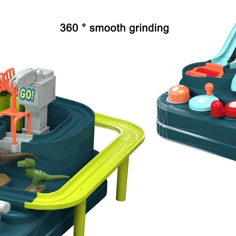 

Детские подарочные наборы модели автомобиля игрушки на тему приключений развивающая игрушка автомобиля с системой пазла трек игровые набо...