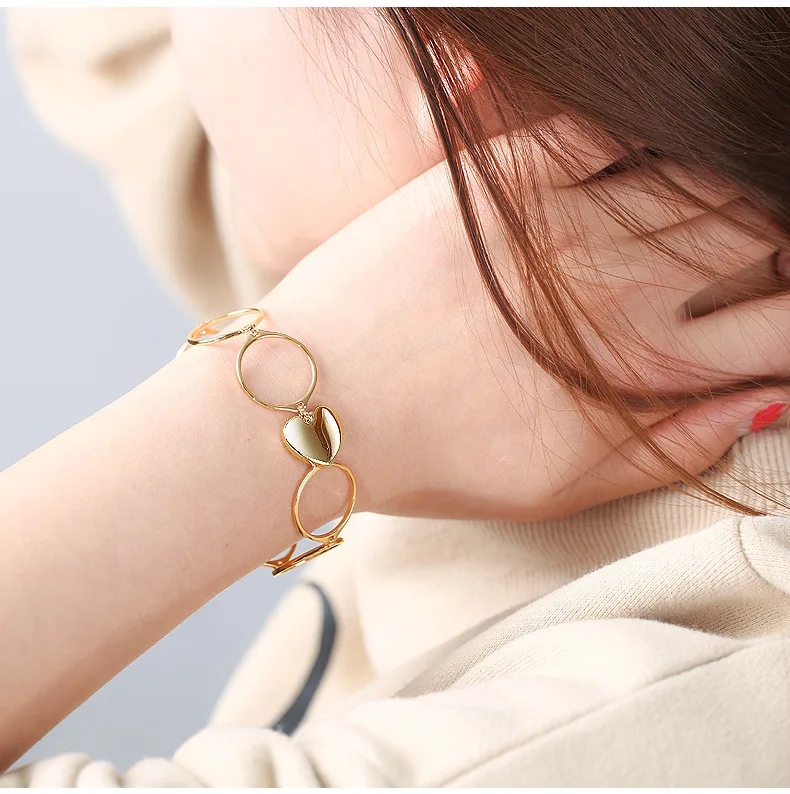 SKQIR женское роскошное кольцо из нержавеющей стали серебряного цвета