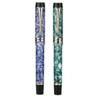 Перьевая ручка Mojiang M600S, целлулоидная перьевая ручка, F Перо с преобразователем, качественная модная офисная ручка для письма, подарок, канцелярские принадлежности