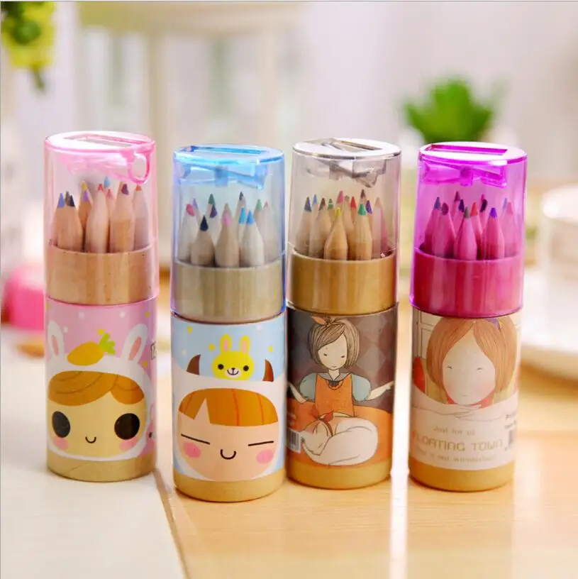 Набор цветных карандашей по дереву 12 цветов|Юный художник| |