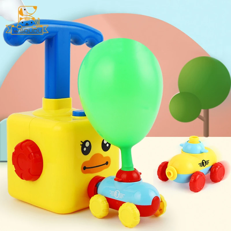 Новинка воздушный шар автомобиль смешная утка Мультяшные фигурки литой машины