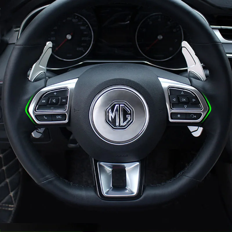 

Lsrtw2017 Car Steering Wheel Logo Ring Button Cover for Mg Mg6 Hs Zs 2018 2019 2020 2021 Accessories Auto Styling Parts