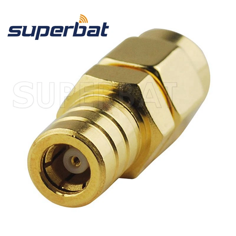 Superbat 5pcs SMA-SMB RF Adapter SMA Male to SMB Plug Straight Gold-pleated Coax Connector | Мобильные телефоны и