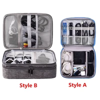 travel accessory digital bag power bank usb charger cable earphone storage pouch large shockproof electronic organizer package