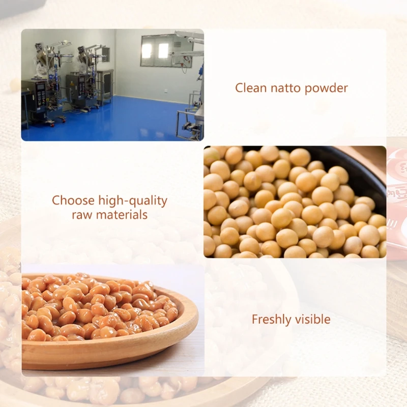 10 шт. порошок Natto классическое домашнее питание липкий соевый Bacillus здоровый дом