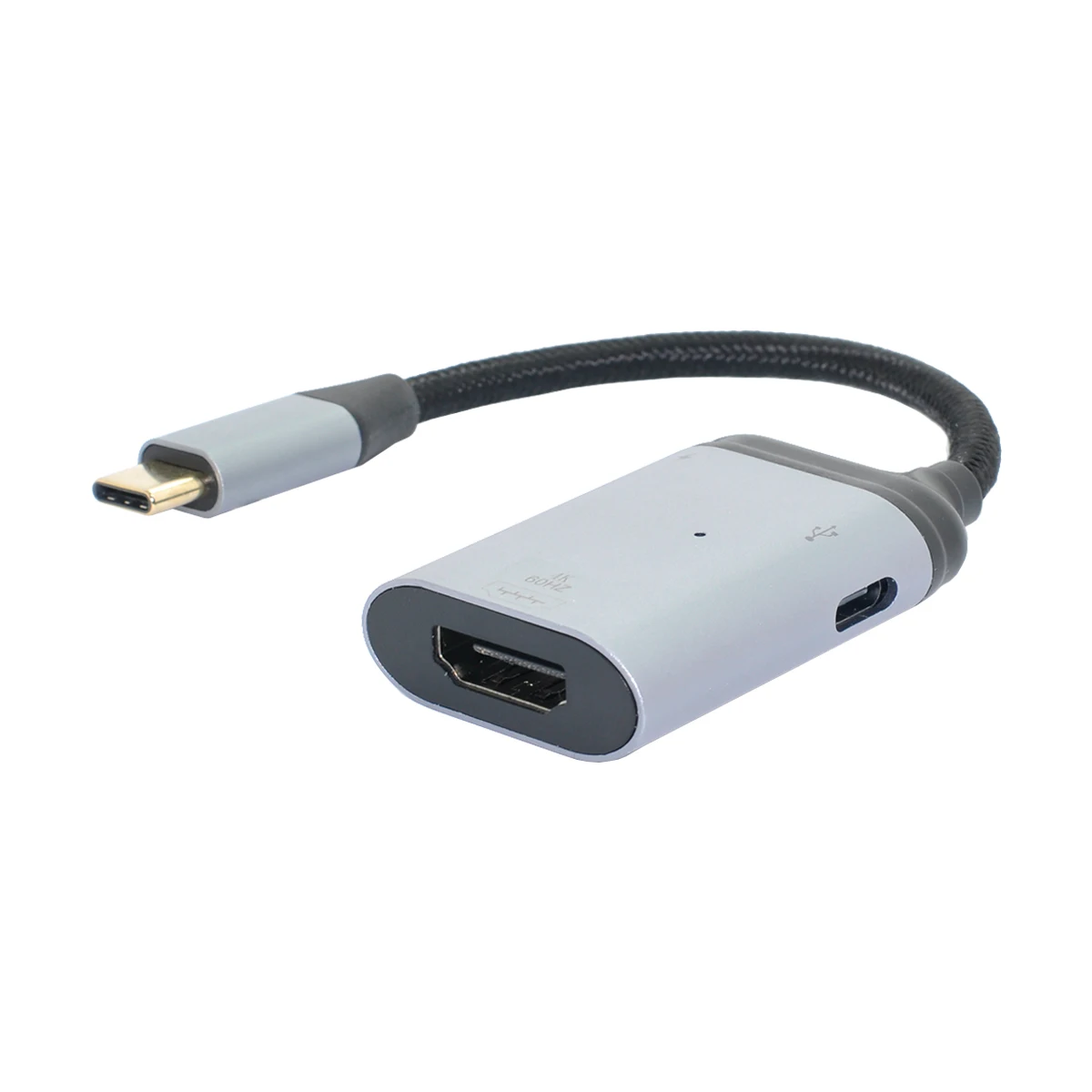 

Jimier HDTV Adapter Type C USB-C to HDMI Converter 4K 60hz 1080p with Female PD Power Port for Laptop & Tablet